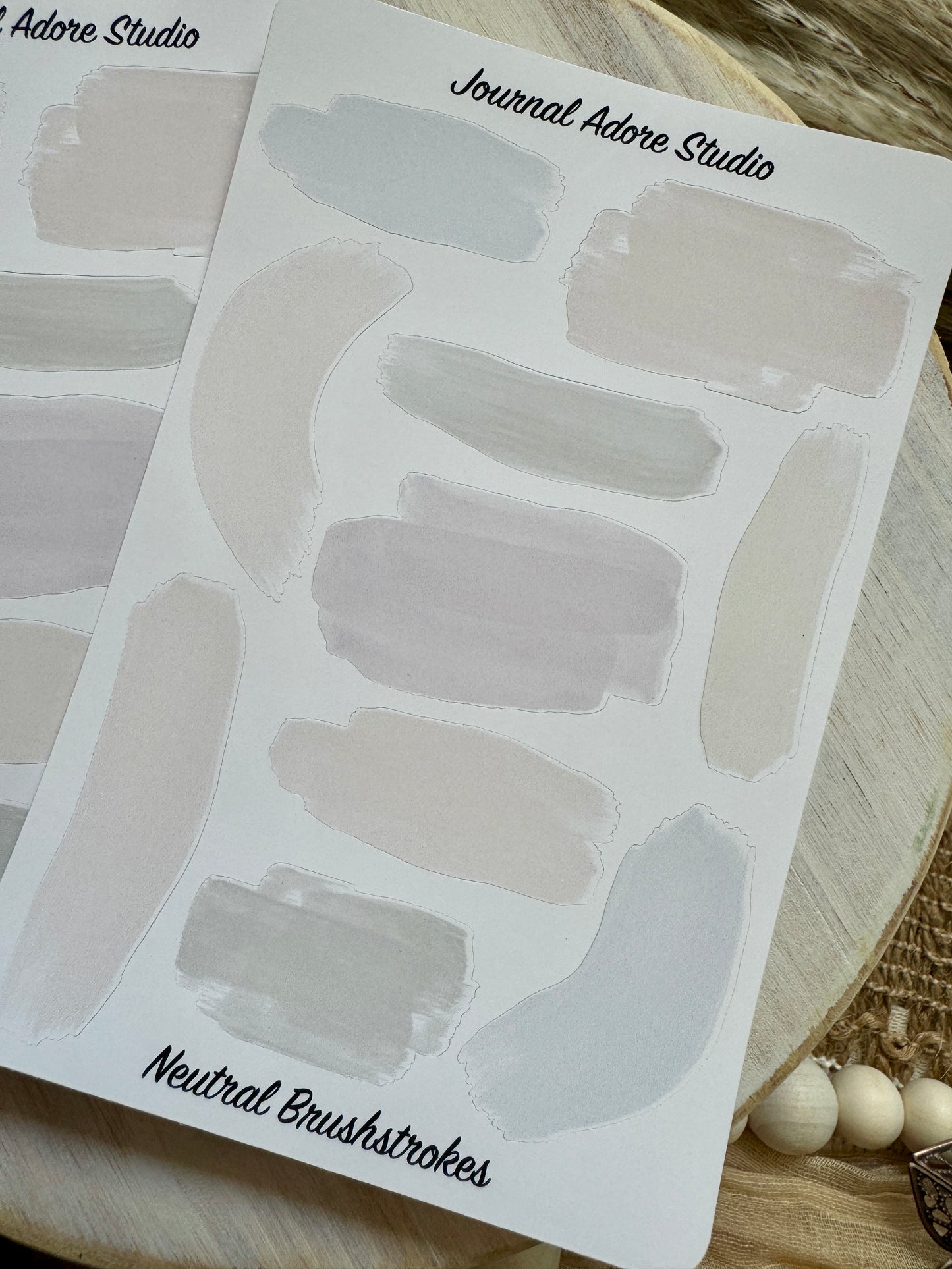 Brushstrokes Sticker Sheet