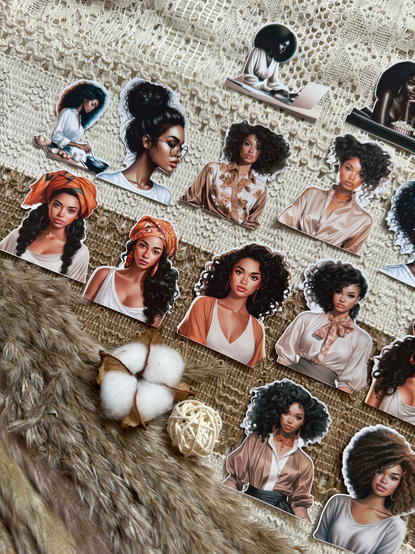 Beauties Sticker Tin