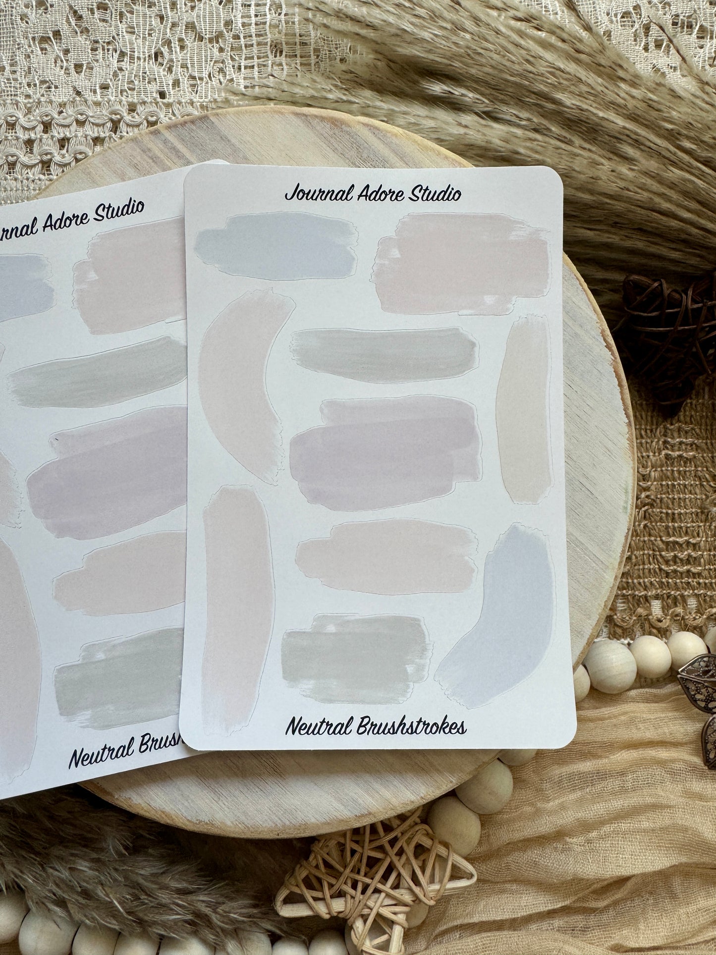 Brushstrokes Sticker Sheet