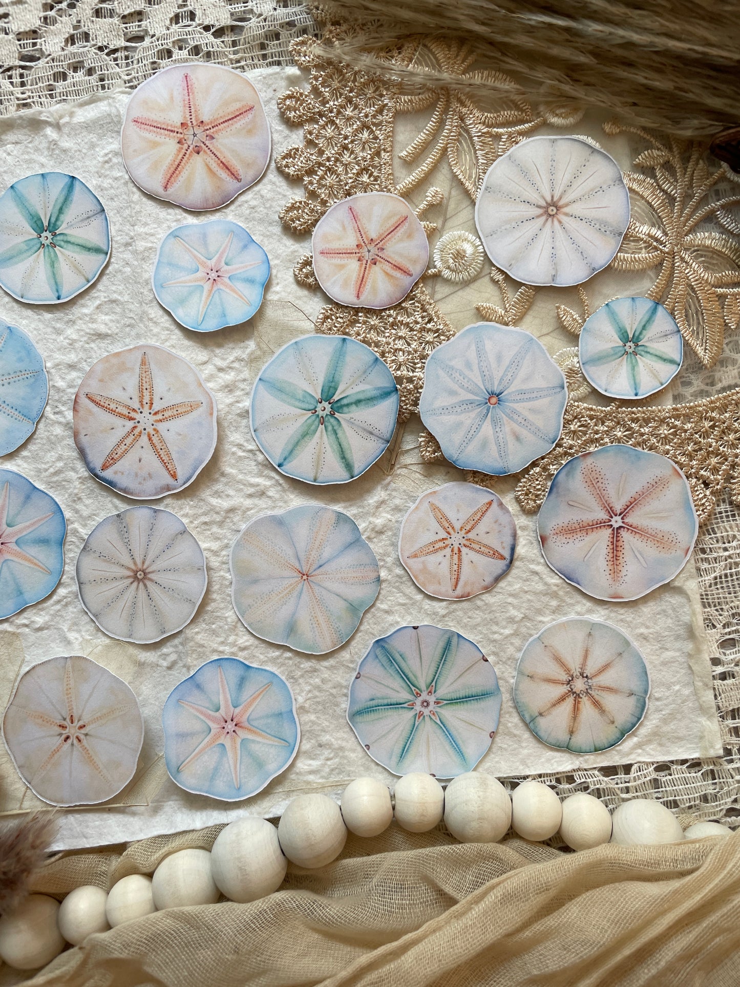 Beach Stickers Tin