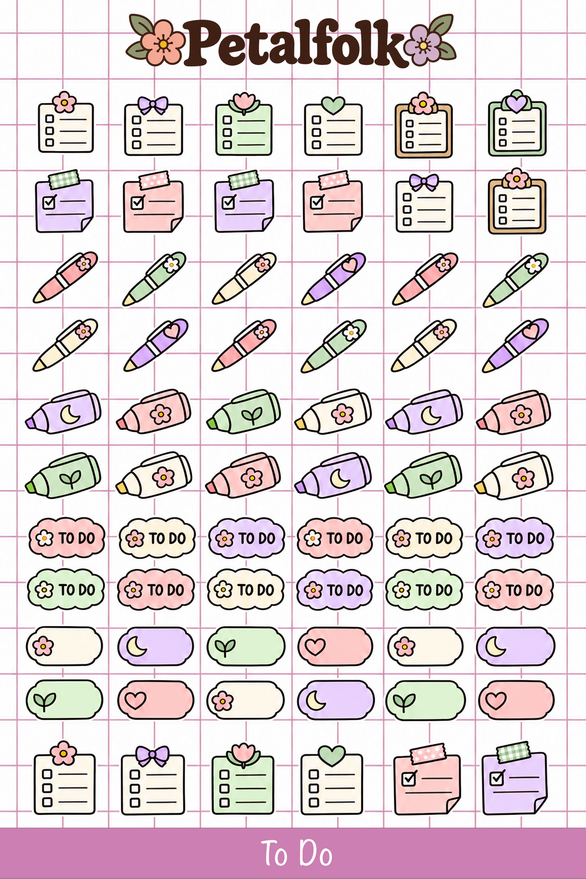 Petalfolk Planner Sticker Sheets