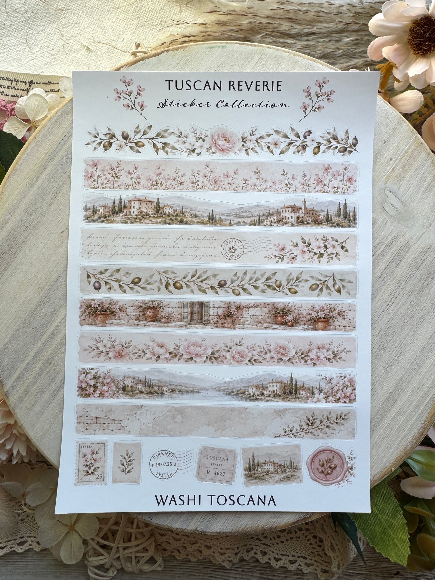Tuscan Reverie Sticker Sheets