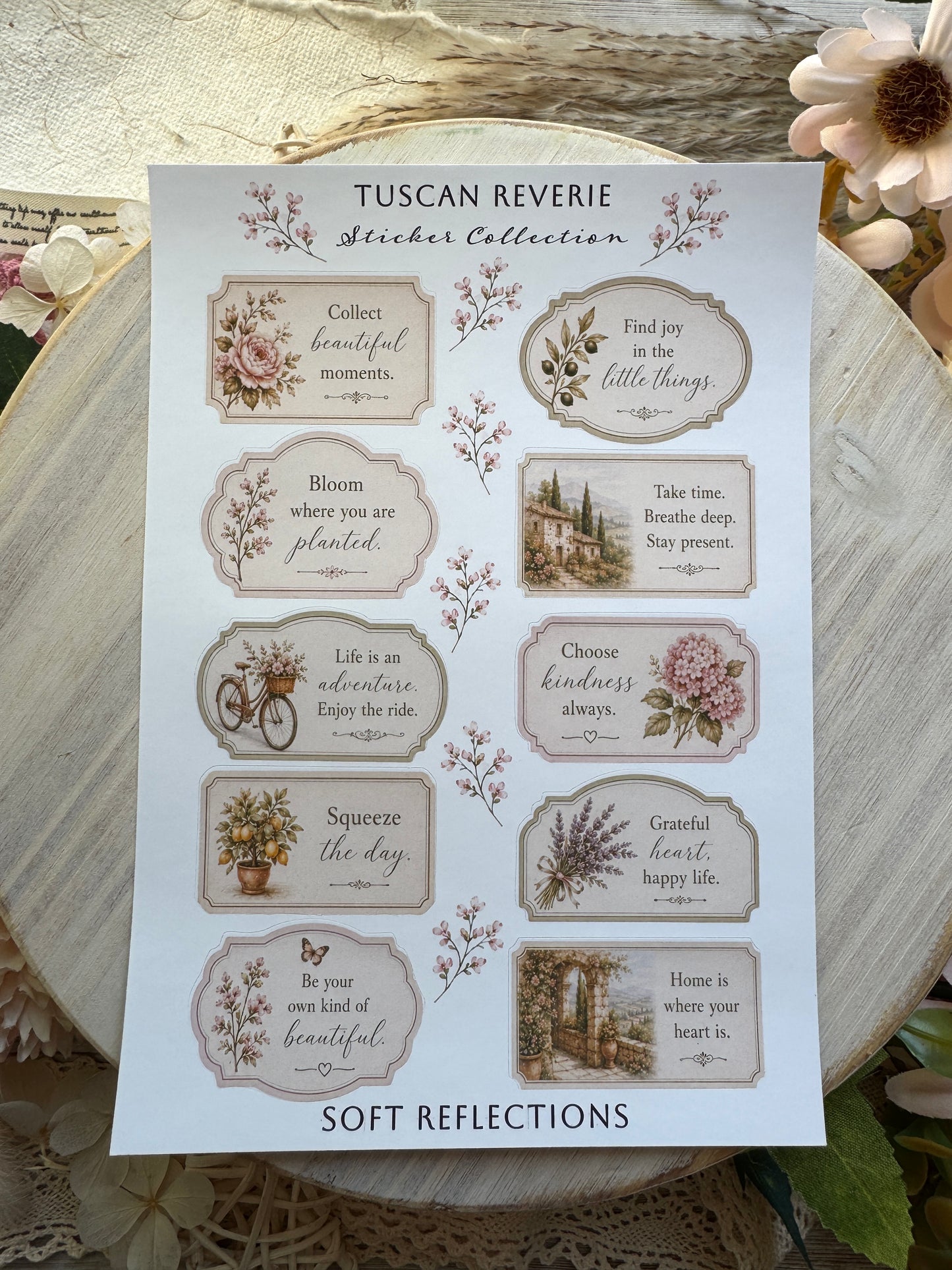Tuscan Reverie Sticker Sheets
