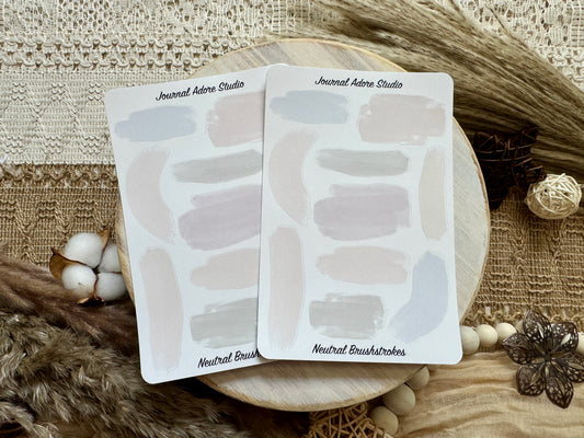 Brushstrokes Sticker Sheet