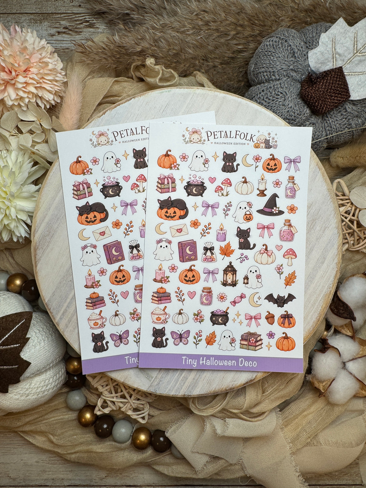 Petalfolk Halloween Edition Sticker Sheets