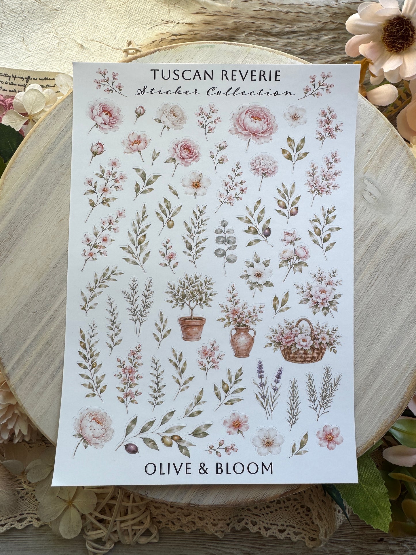 Tuscan Reverie Sticker Sheets