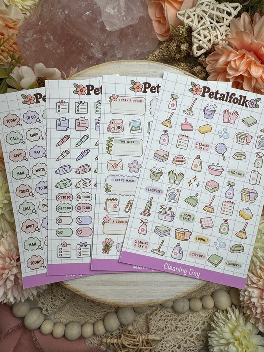 Petalfolk Planner Sticker Sheets