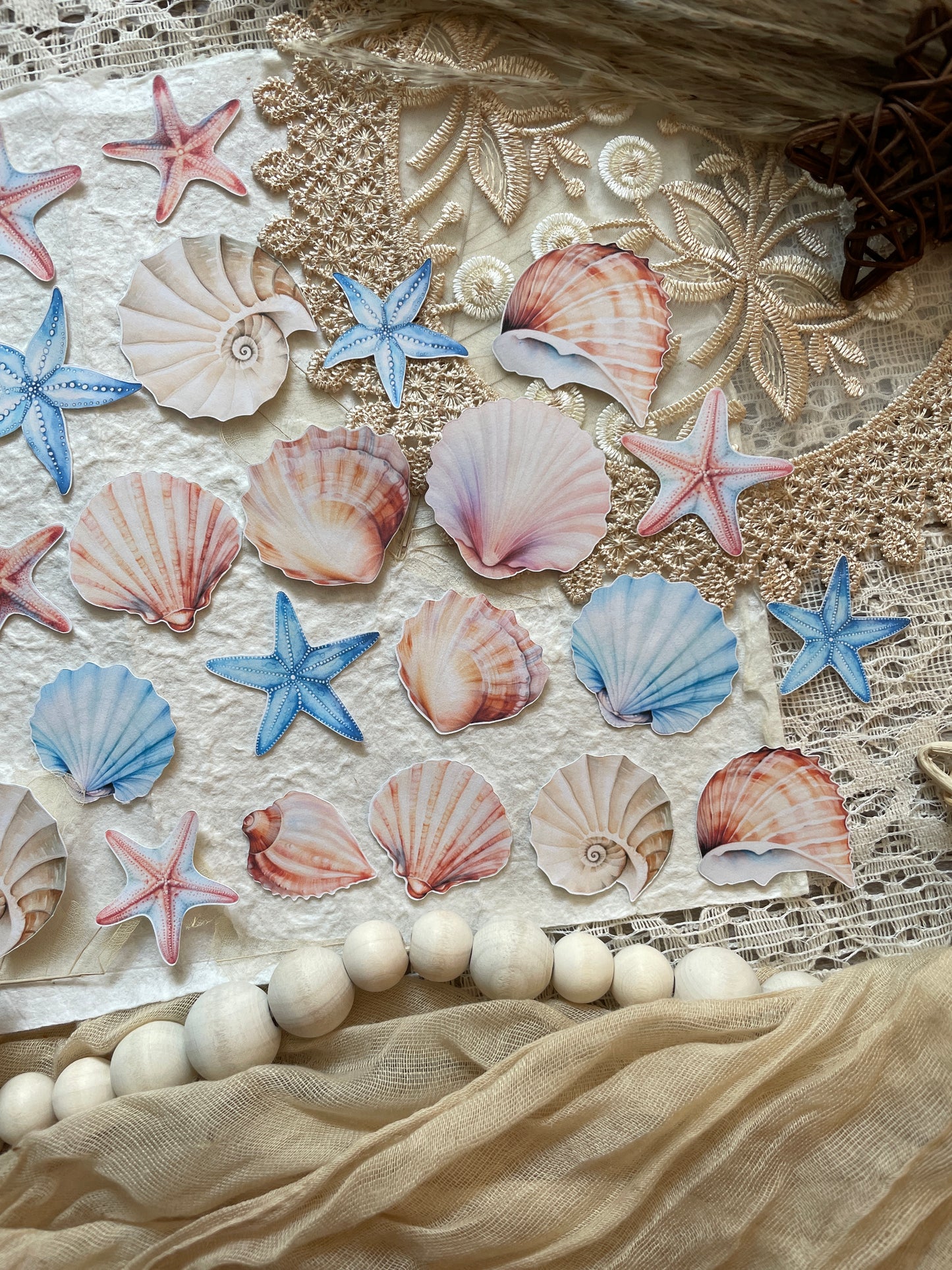 Beach Stickers Tin