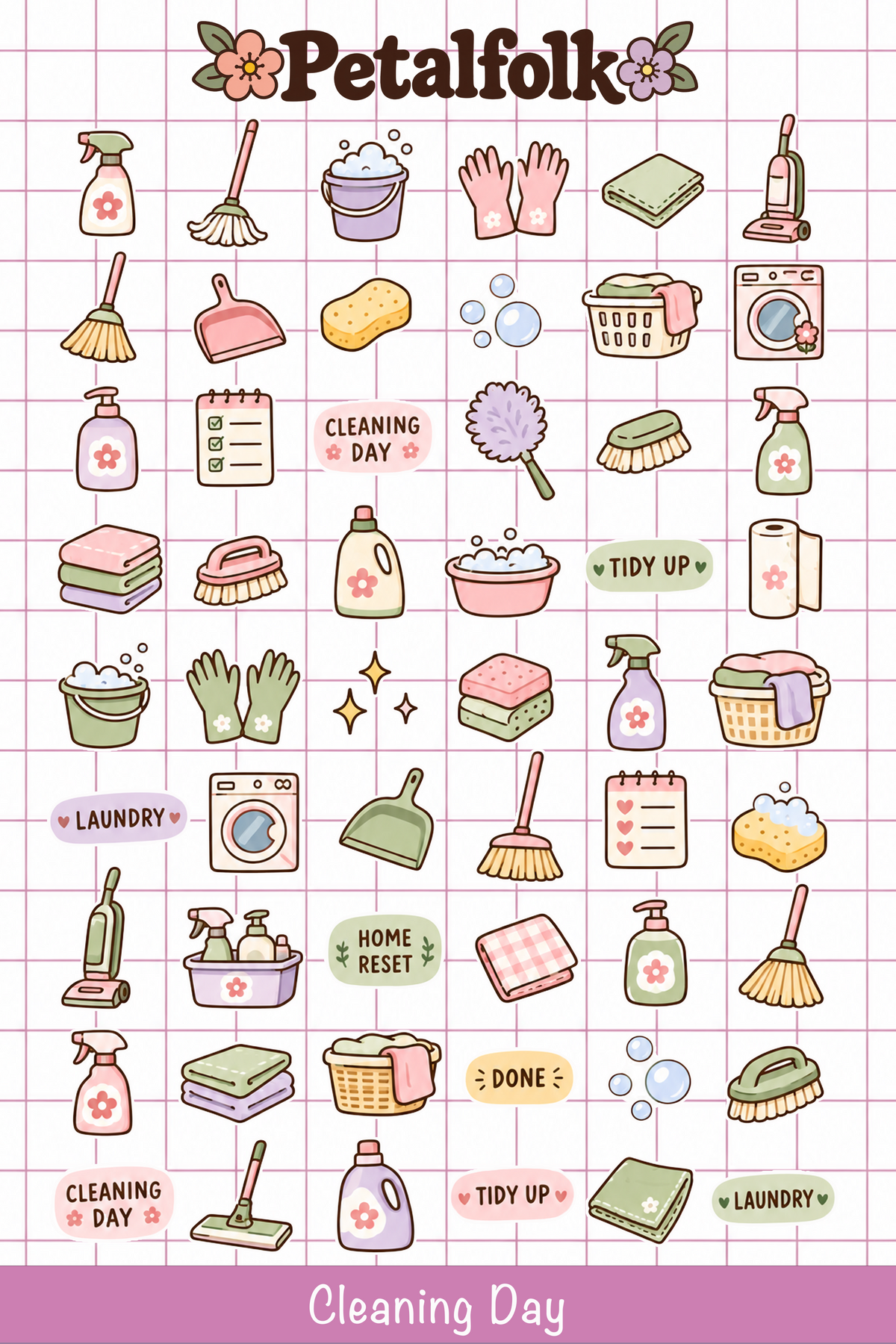 Petalfolk Planner Sticker Sheets