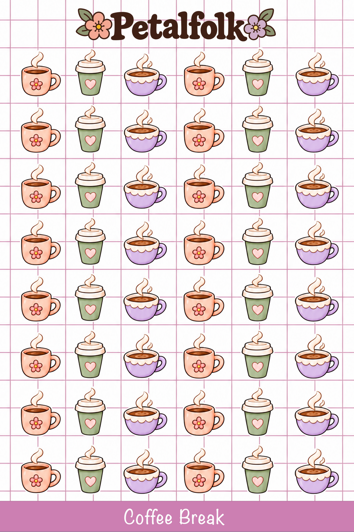 Petalfolk Planner Sticker Sheets