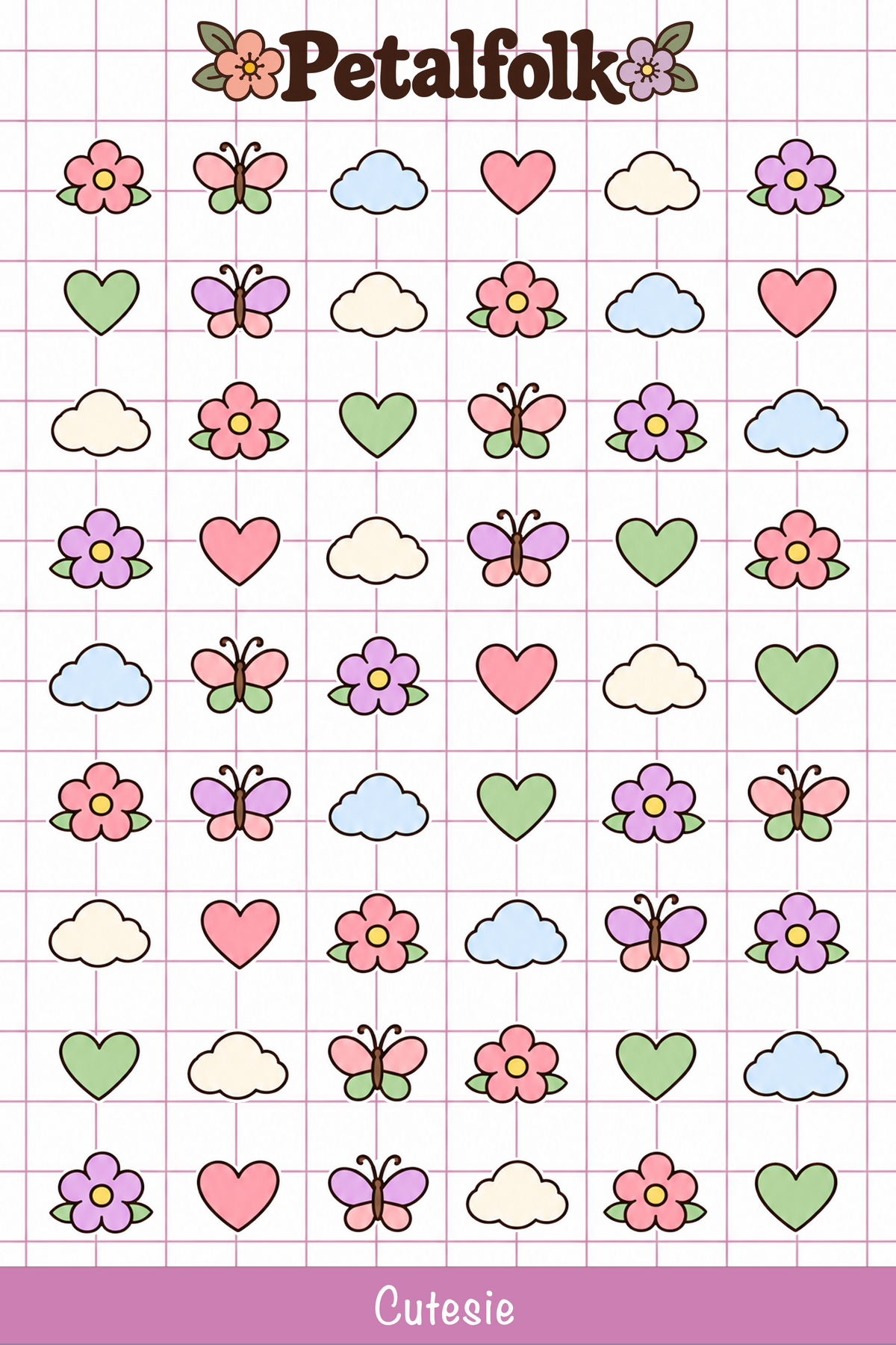 Petalfolk Planner Sticker Sheets