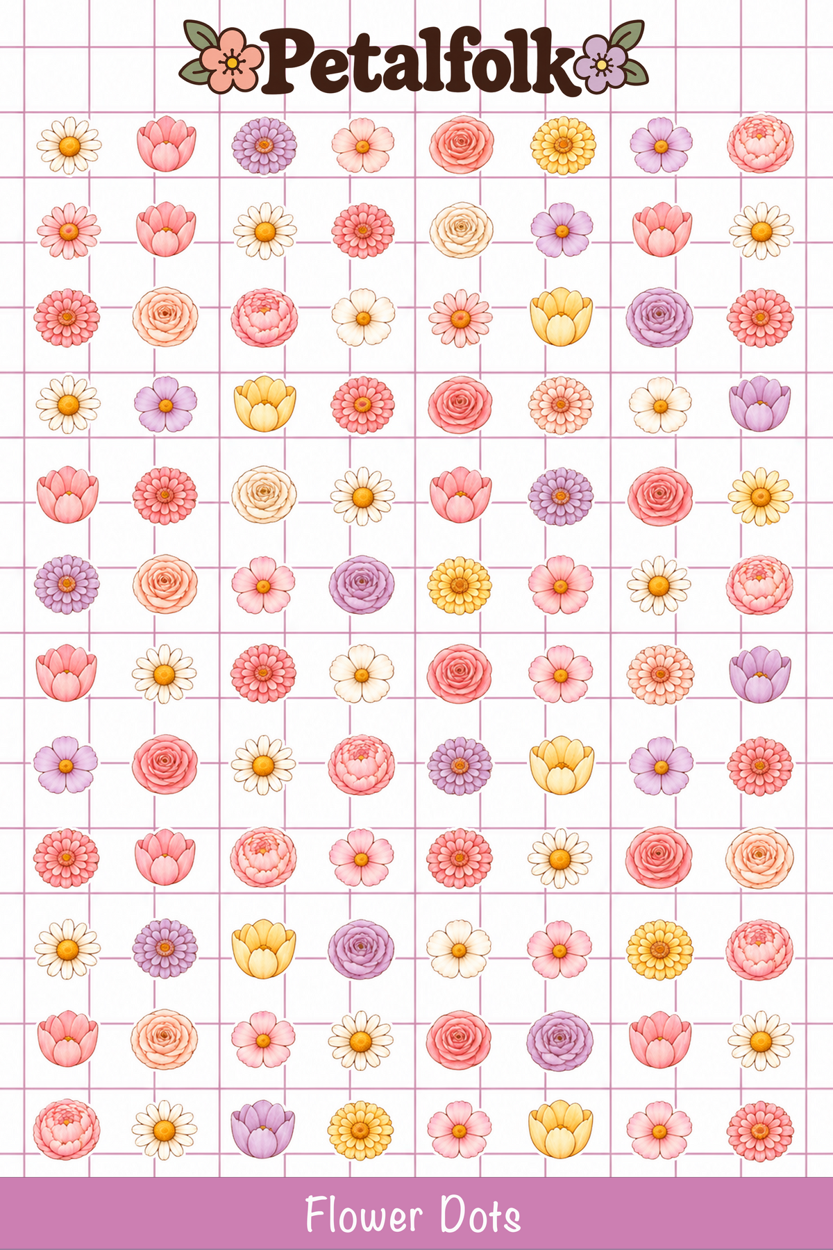 Petalfolk Planner Sticker Sheets
