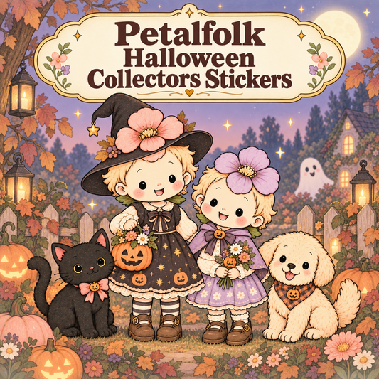 Petalfolk Halloween Collector Stickers