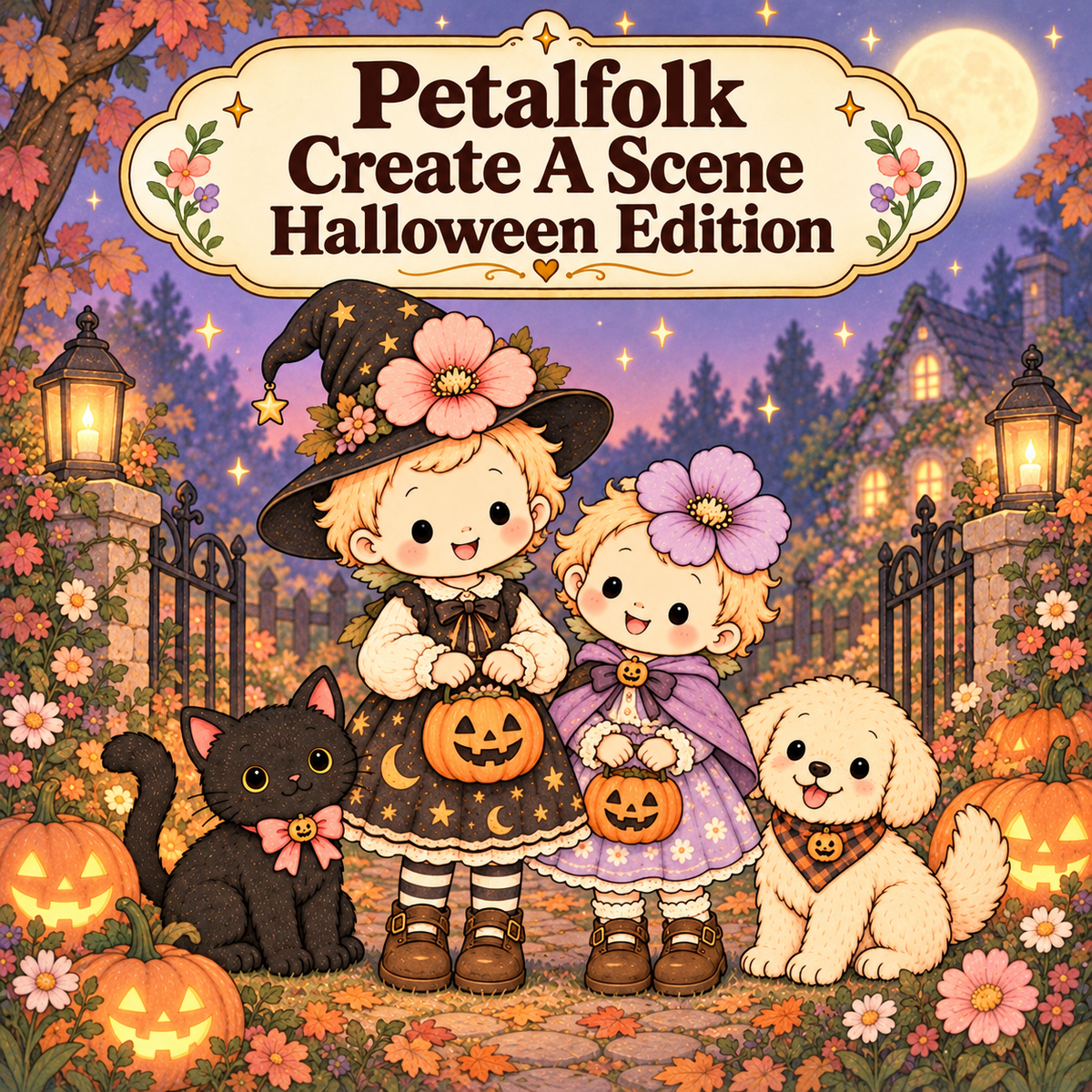 Petalfolk Create A Scene: Halloween Edition
