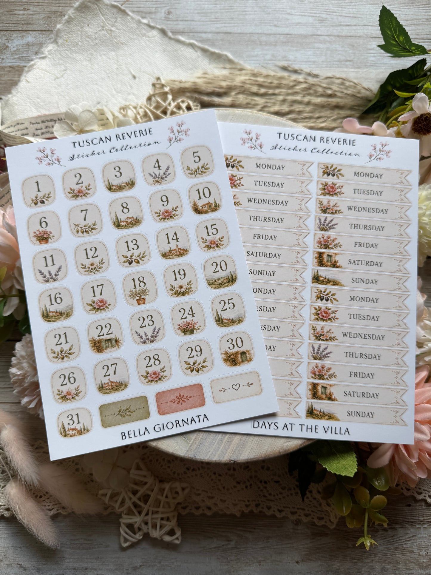 Tuscan Reverie Planner Collection (Pre-Order)