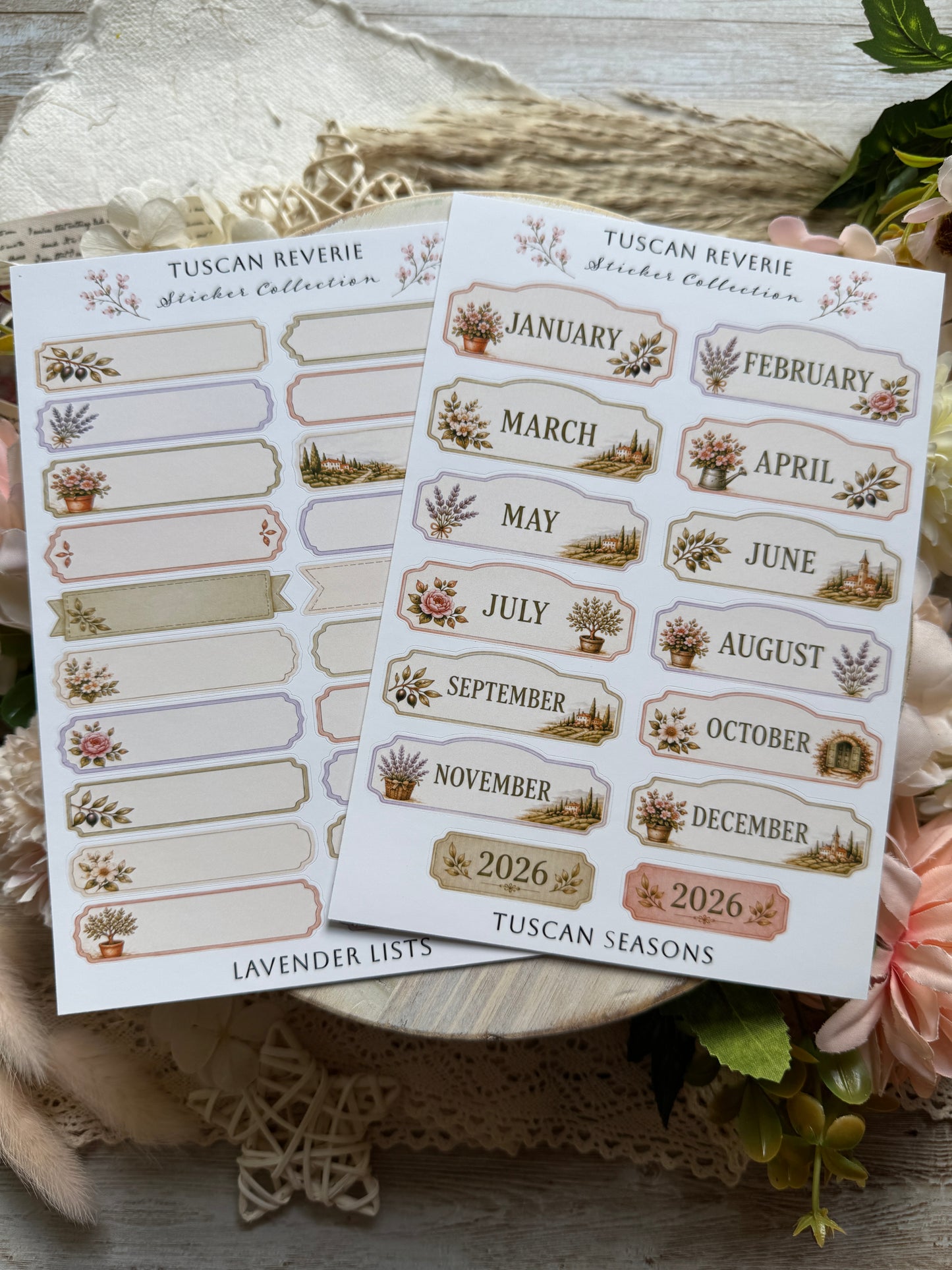 Tuscan Reverie Planner Collection (Pre-Order)