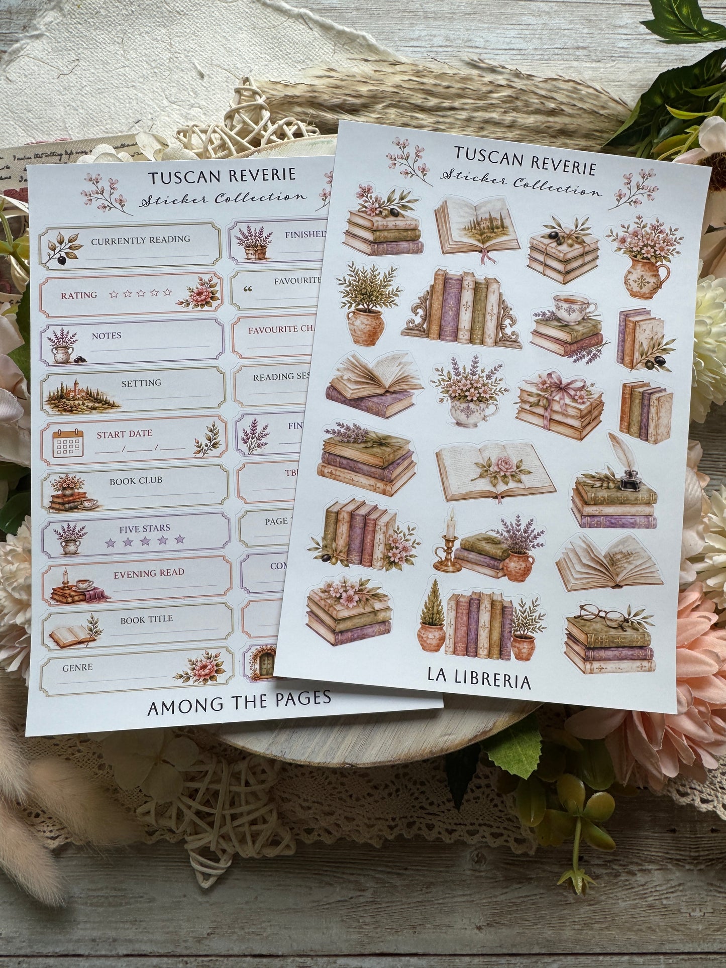 Tuscan Reverie Reading Journal Collection (Pre-Order)