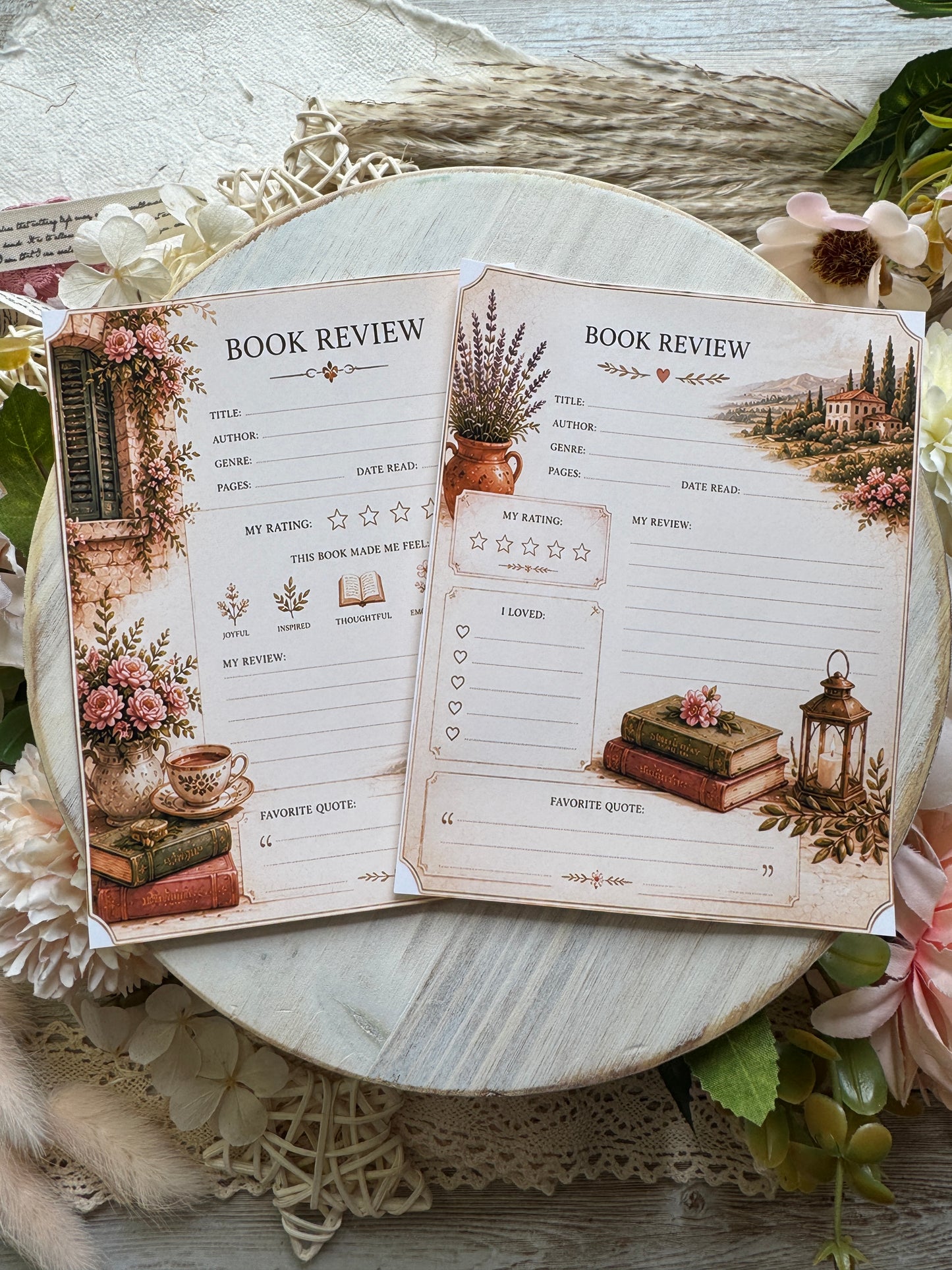 Tuscan Reverie Reading Journal Collection (Pre-Order)