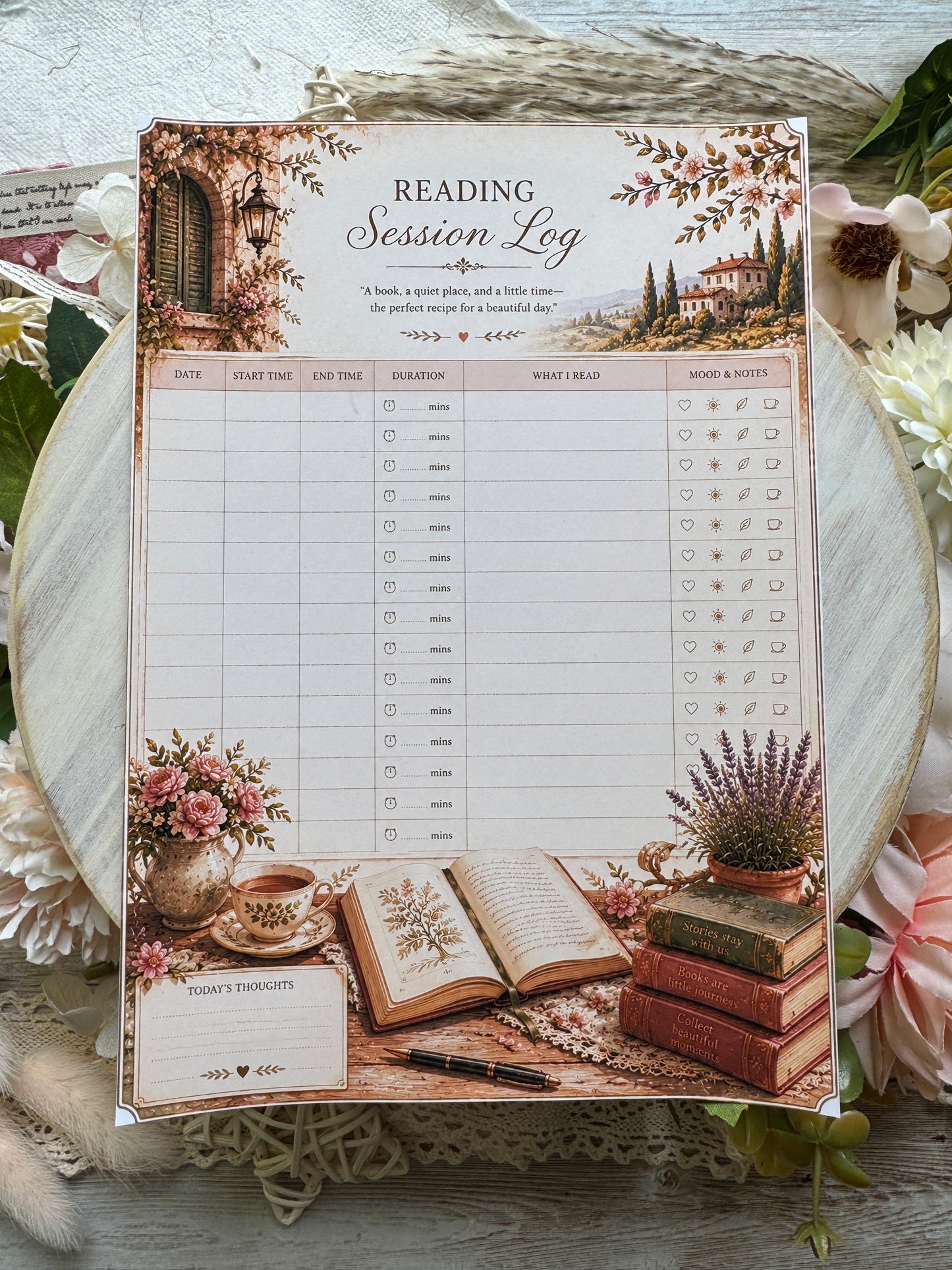 Tuscan Reverie Reading Journal Collection (Pre-Order)