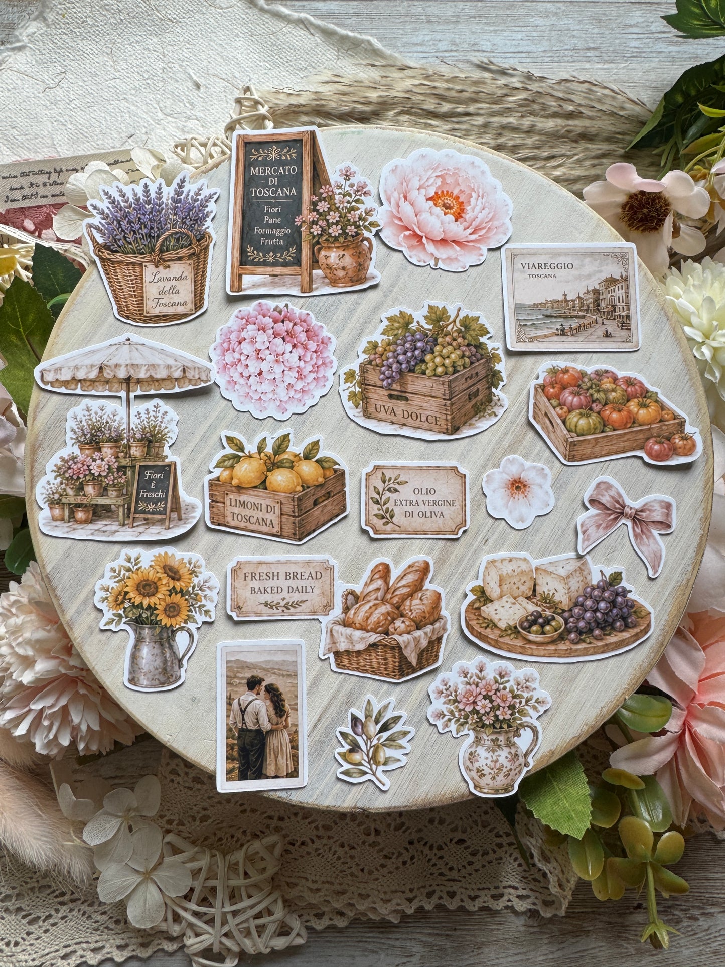 Tuscan Reverie Sticker Set